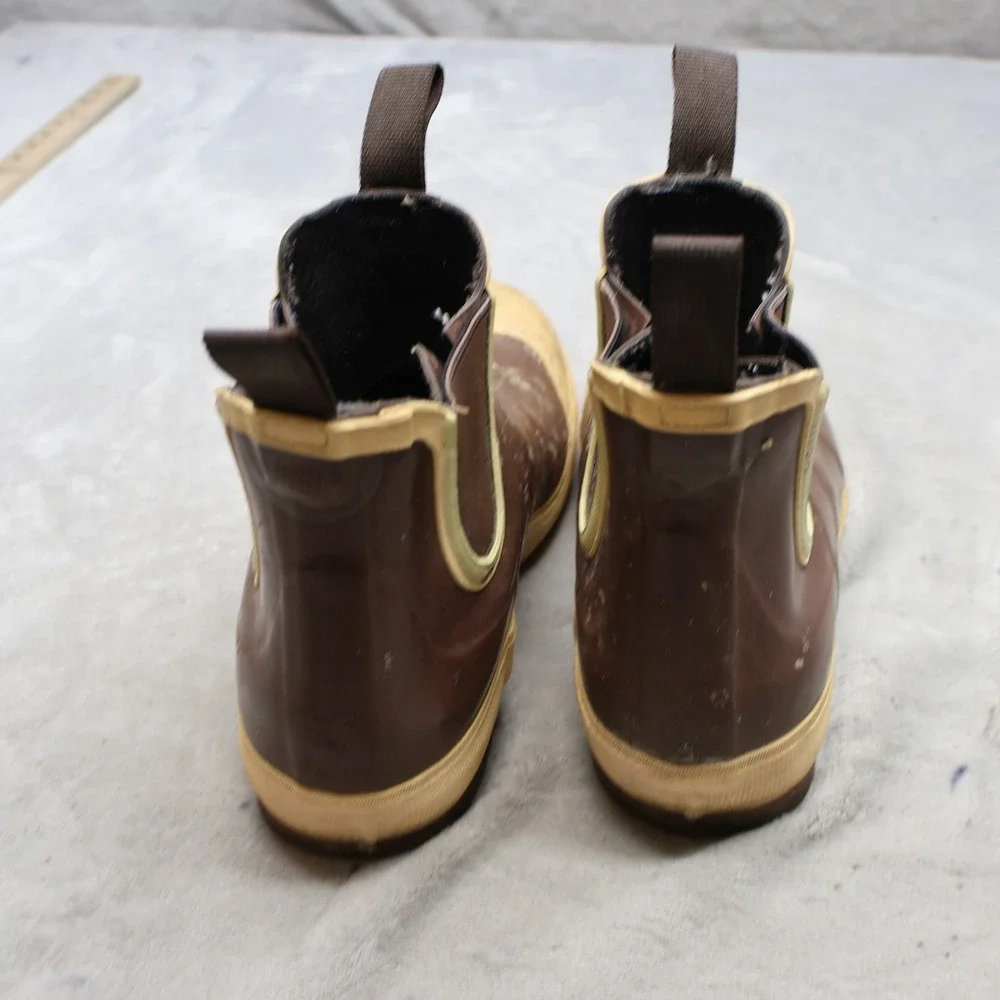 XTRATUF Men 11 Rain Boots Brown Deck Waterproof Slip On Fishing Durable Workwear